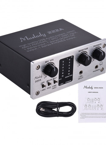 2-Channel Audio System With USB Cable