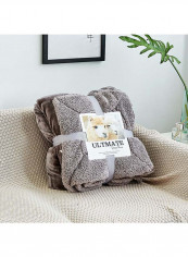 Soft Simple Thicken Comfortable Bedding Cotton Grey 200x230centimeter