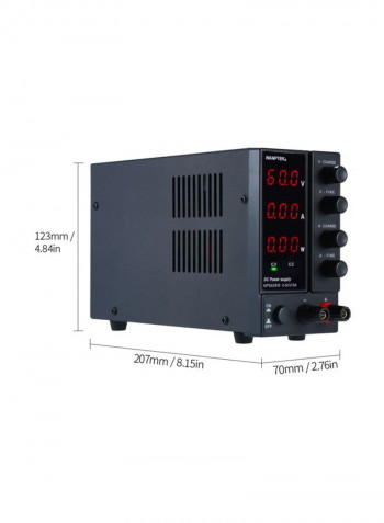 Switching DC Power Supply Black 123x207x70millimeter