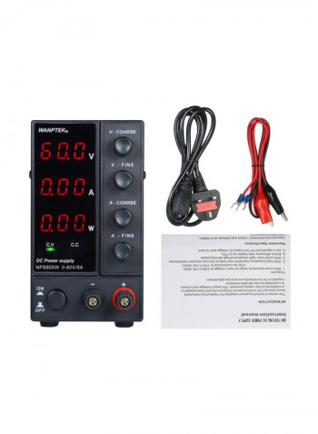 Switching DC Power Supply Black 123x207x70millimeter