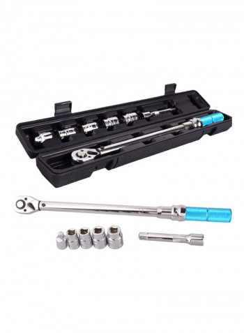 7-Piece Steel Torque Wrench Socket Set Multicolour