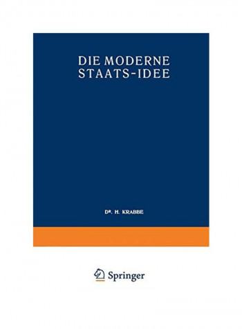 Die Moderne Staats-Idee Paperback