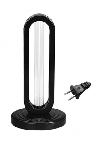 Household Ultraviolet 3-Level Adjustable Timer Sterilizer Lamp Black 46.6 x 21.2 x 21.2centimeter