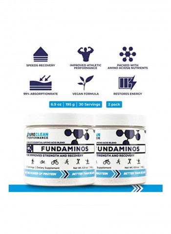 Pack Of 2 Essential Amino Acid Powder + BCAA Blend