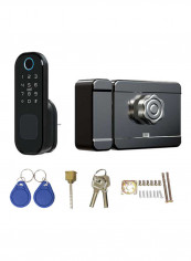 Wi-Fi No Wiring Waterproof Fingerprint Lock Multicolour
