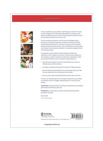 An Encounter With Reggio Emilia: Children And Adults In Transformation Paperback 2