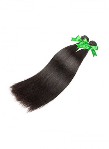 Brazilian Silky Straight Hair Extension Black 14inch
