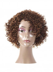 Short Curly Human Hair Wig Brown reviews Short Curly Human Hair Wig Brown