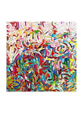 Giclee Stretched Canvas Wall Art Multicolour 1x18x18inch