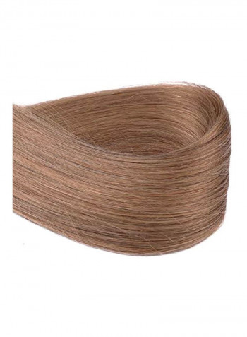 Long Straight Hair Extension Golden Brown