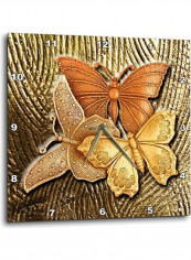 Three Beautiful Printed Wall Clock Multicolour 15x15inch