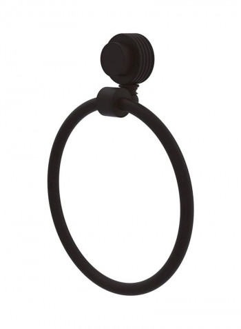 Venus Collection Groovy Accent Towel Ring Oil Rubbed Bronze 6inch