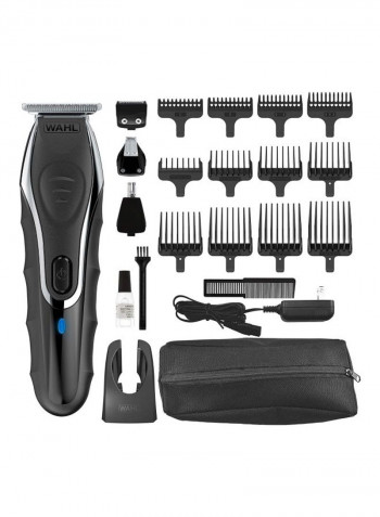 22-Piece Beard Trimmer Set Black/Grey