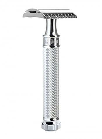 Open Comb Safety Razor Silver 41 x 107millimeter