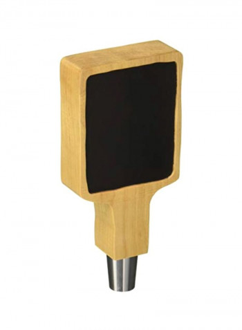 Rustic Carved Tap Handle Beige/Black/Silver 6inch