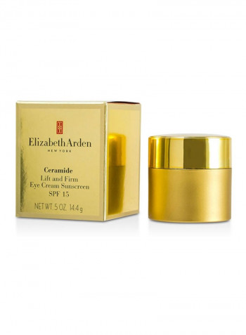 Ceramide Lift and Firm Eye Cream Sunscreen SPF 15 0.5ounce