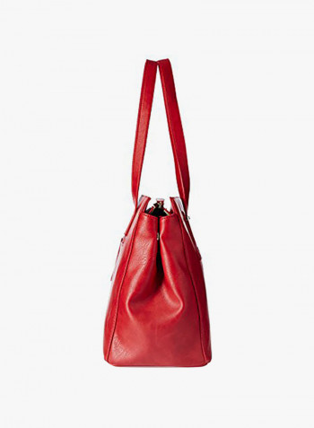 Polyester Blend Clutch HMCR059041B4 Red
