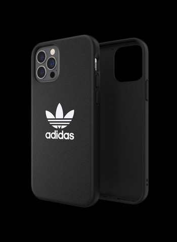Logo Printed Protective Case Cover For Apple iPhone 12 / 12 Pro 7.6 x 1 x 15cm Black/White