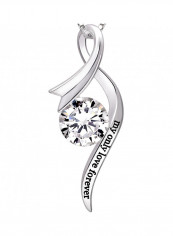 My only Love Forever Cubic Zirconia Pendant Necklace