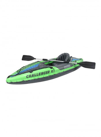 Inflatable Kayak And Paddle 274x74x33cm