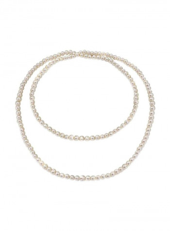 Pearl Rope Strand Necklace