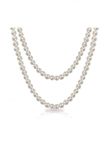 Pearl Rope Strand Necklace