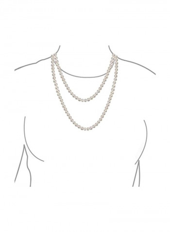 Pearl Rope Strand Necklace
