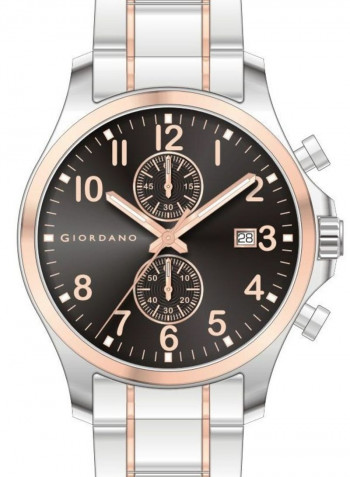 Men's Chronograph Display Steel Band Watch 1595-44
