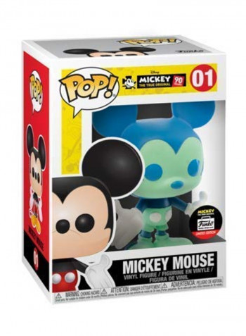 POP Disney Mickey's 90Th Mickey Mouse Blue/Green 01 Shop Exclusive Limited Edition 3x7inch