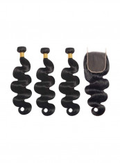 4-Piece Unprocessed Human Hair Extensions Black reviews 4-Piece Unprocessed Human Hair Extensions Black