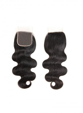 4-Piece Unprocessed Human Hair Extensions Black