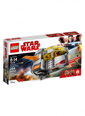 294-Piece Star Wars Resistance Transport Pod Building Set 75176