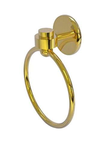 Satellite Orbit One Collection Towel Ring Gold