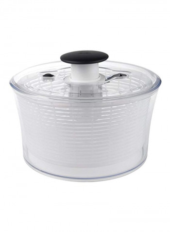 SoftWorks Salad Spinner White/Clear