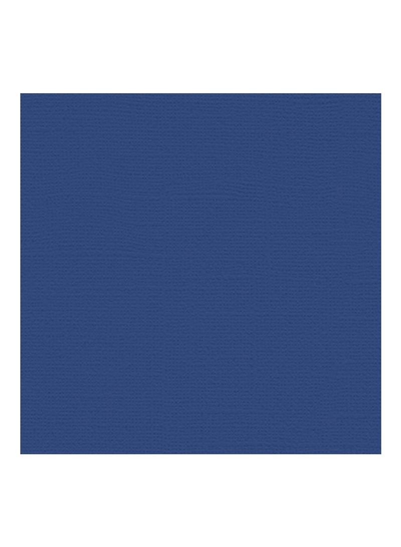 25-Piece Cardstock Sheet Commodore Blue