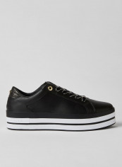 Croc Detail Flatform Sneakers Black reviews Croc Detail Flatform Sneakers Black