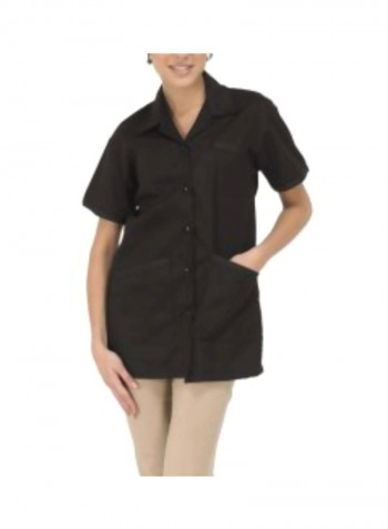 Professional Salon Esthetician Jacket Black