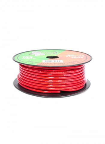 8-Gauge Power Wire 100feet Red