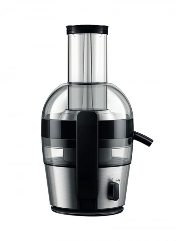 Juicer HR1863/05 Silver/Black/Clear