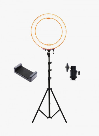 Ring Video Light With Stand Mobile Holder Purple