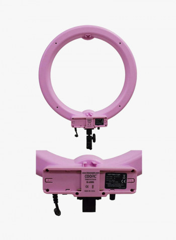 Ring Video Light With Stand Mobile Holder Purple