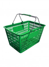 Shopping Basket Green 18.75x11.5 x10.38inch