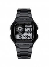 Men's Casual Stainless Steel Quartz Digital Wrist Watch NNSB03704562