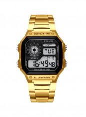 Men's Casual Stainless Steel Quartz Digital Wrist Watch NNSB03704564