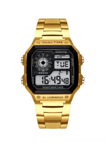 Men's Casual Stainless Steel Quartz Digital Wrist Watch NNSB03704564