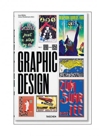 The History Of Graphic Design: 1 : 1890-1959 Hardcover