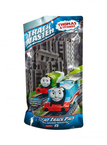 12-Piece Thomas And Friends TrackMaster Straight Track Set DFM56
