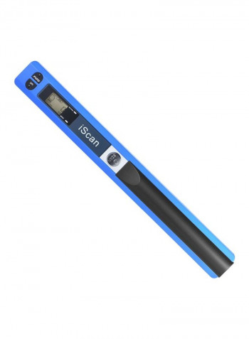 Portable Wireless Document Scanner 22.5x2.8x3centimeter Blue/Black