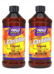 Pack Of 2 Triple Strength L-Carnitine Citrus Liquid 946 ml