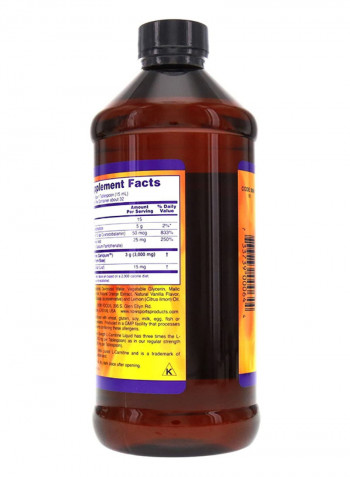 Pack Of 2 Triple Strength L-Carnitine Citrus Liquid 946 ml